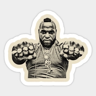 Mr T retro Sticker